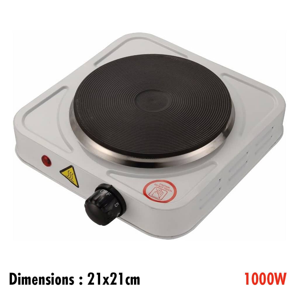 Cuiseur électrique avec plaque en fonte 1000W Température Réglable – لوحة طبخ كهربائية - Cuisine - صورة 2