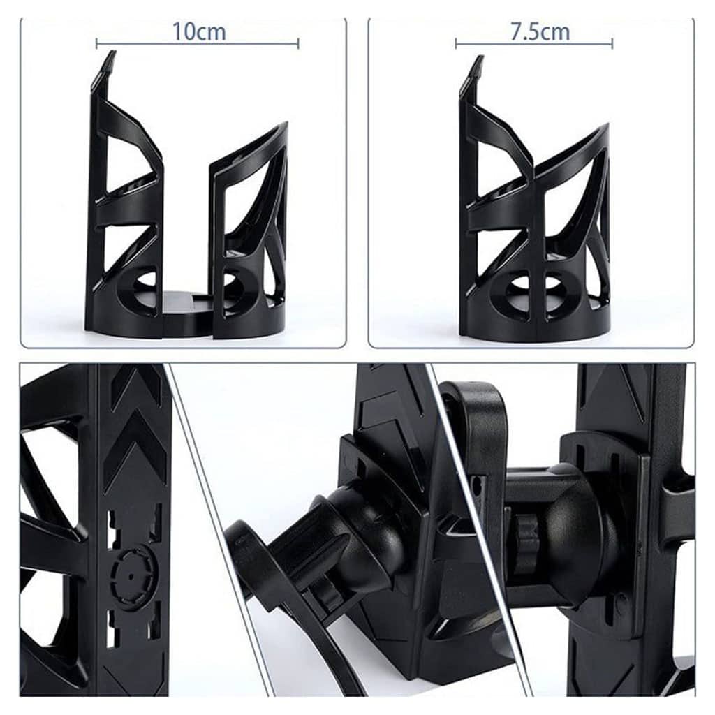 Porte-gobelet Extensible pour Voitures Rotatif 360 dégrée SH-3133 – حامل أكواب في السيارة - Accessoires Auto/Moto - صورة 3