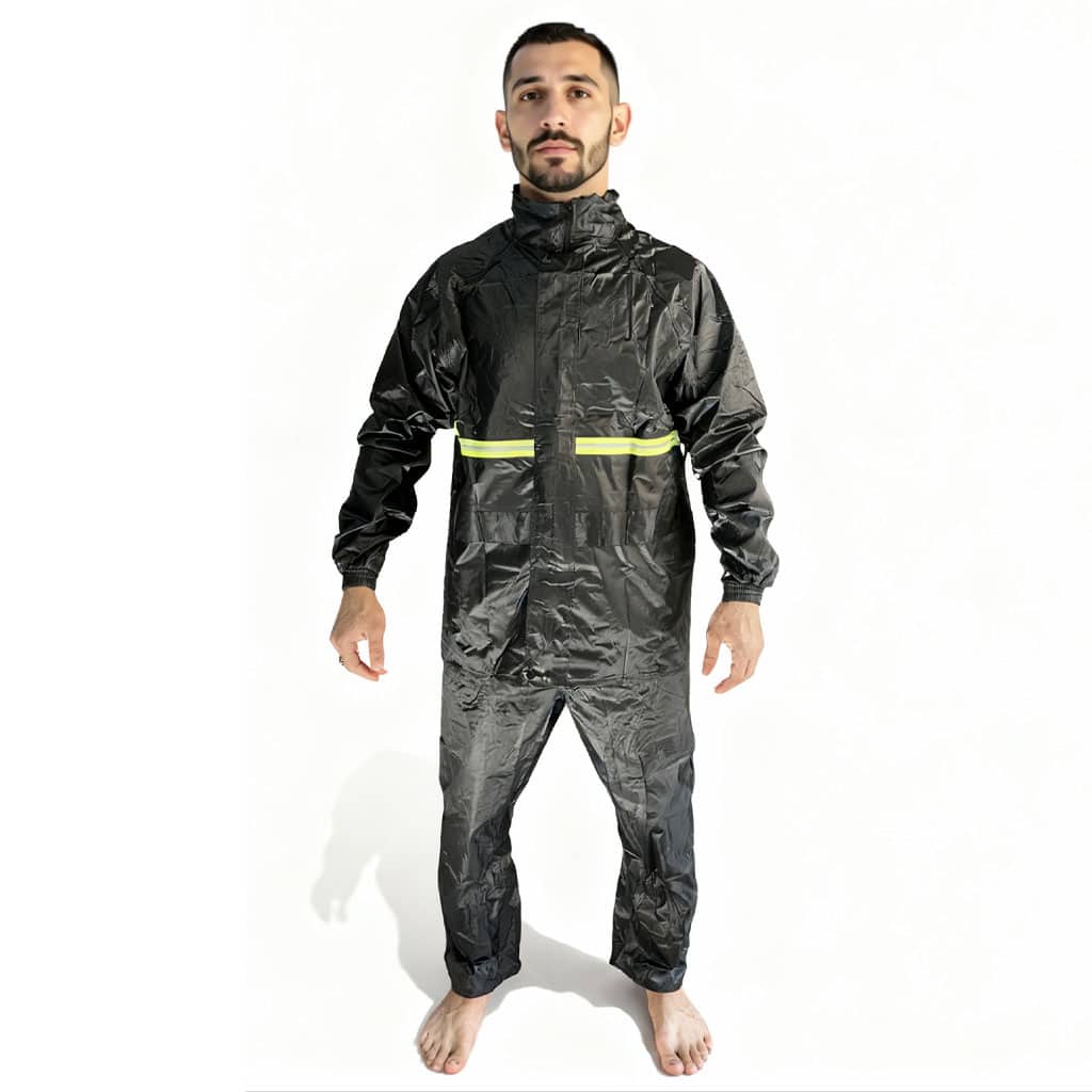 Ensemble De Pluie Imperméable Veste Et Pantalon pour une protection optimale V1 – بدلة مقاومة للماء - Outillage et Bricolage - صورة 2