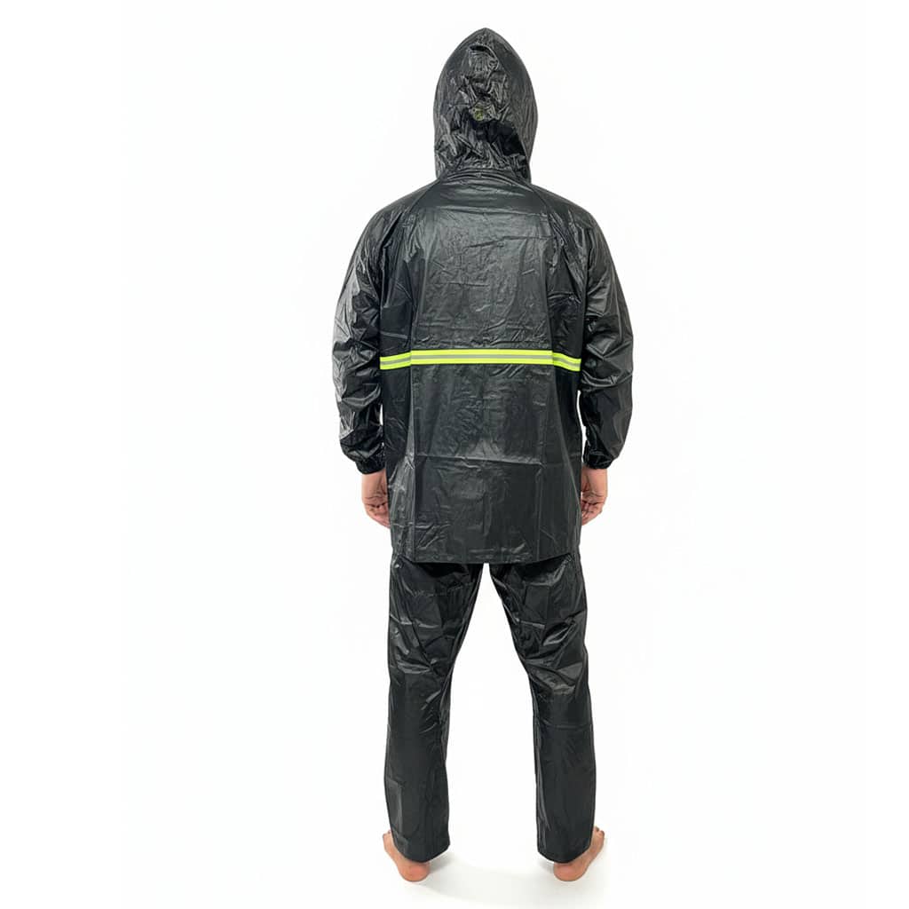 Ensemble De Pluie Imperméable Veste Et Pantalon pour une protection optimale V1 – بدلة مقاومة للماء - Outillage et Bricolage - صورة 3