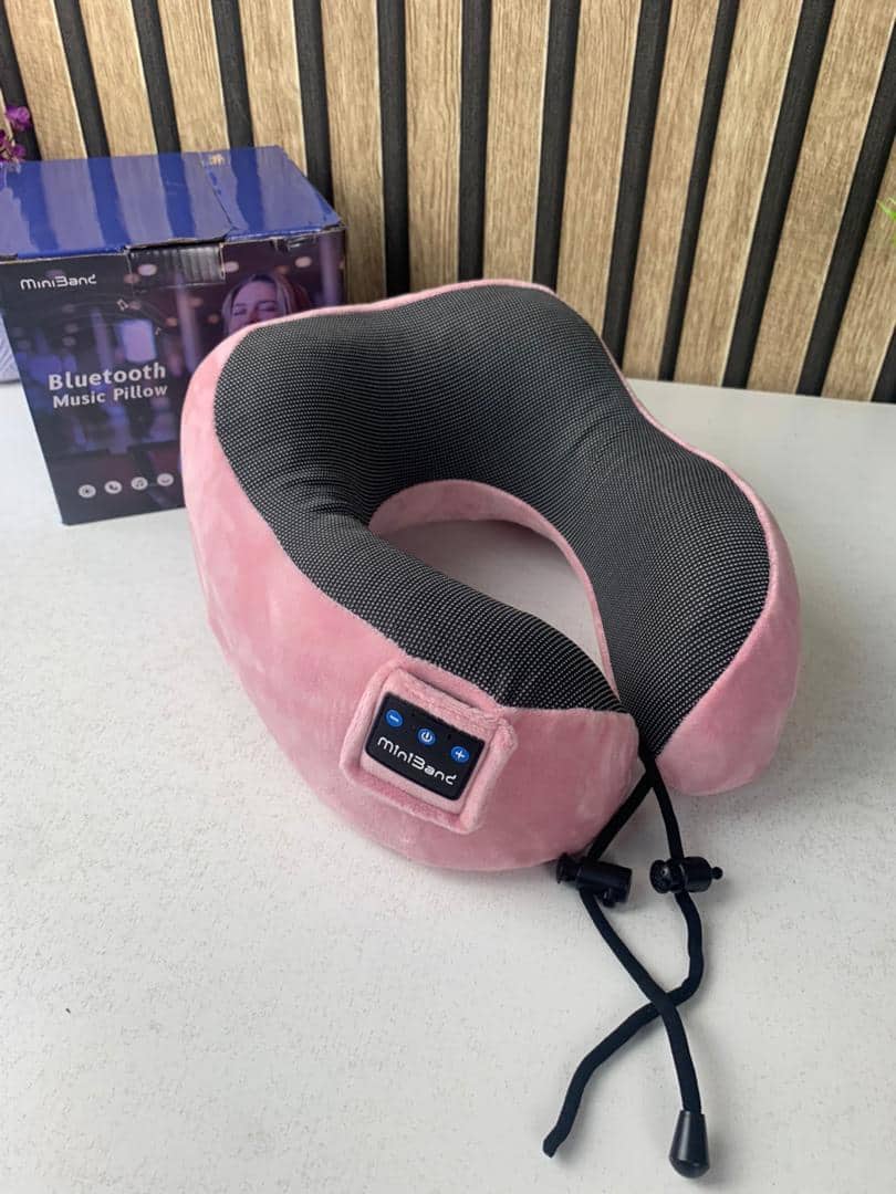 Oreiller de Cou Bluetooth en mousse à mémoire de forme avec haut-parleurs intégrés – وسادة مريحة بخاصية البلوتوث - Divers - صورة 9