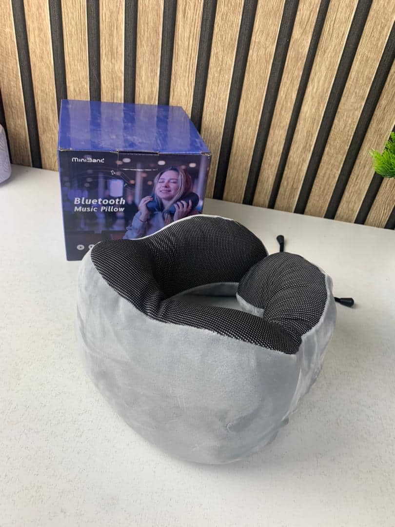 Oreiller de Cou Bluetooth en mousse à mémoire de forme avec haut-parleurs intégrés – وسادة مريحة بخاصية البلوتوث - Divers - صورة 13