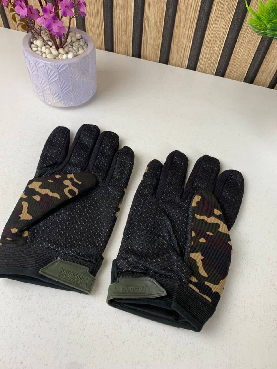 Gants Anti-dérapants pour moto avec conception d’amortissement – قفازات بخاصية اللمس وتصميم ممتص للصدمات - Accessoires Auto/Moto - صورة 8