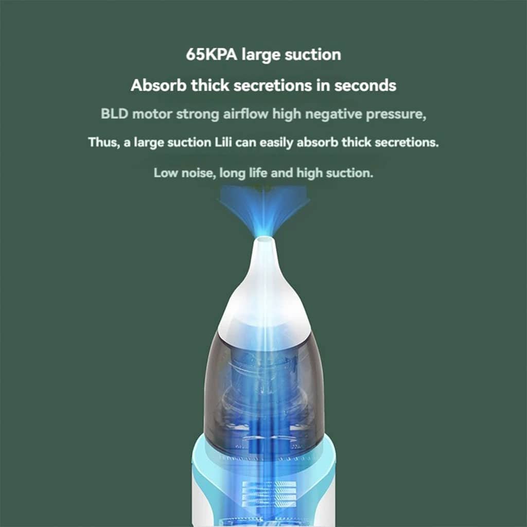 Aspirateur Nasal Électrique pour Bébé Adapté aux Nourrissons et Nouveau-nés – جهاز شفط للرضع - Maternité - صورة 4
