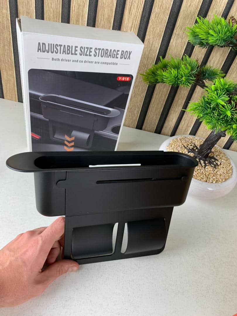 Boîte de Rangement Extensible entre les Sièges pour Voitures Y-916 – منظم أغراض في السيارة - Accessoires Auto/Moto - صورة 9