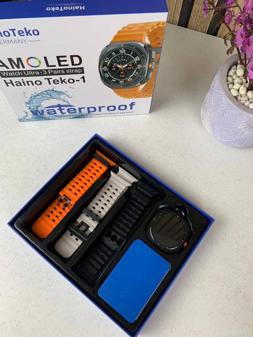 Smart Watch Haino Teko-1 Écran Amoled avec 3 Bracelets intégré – ساعة ذكية أصلية - Électronique - صورة 12