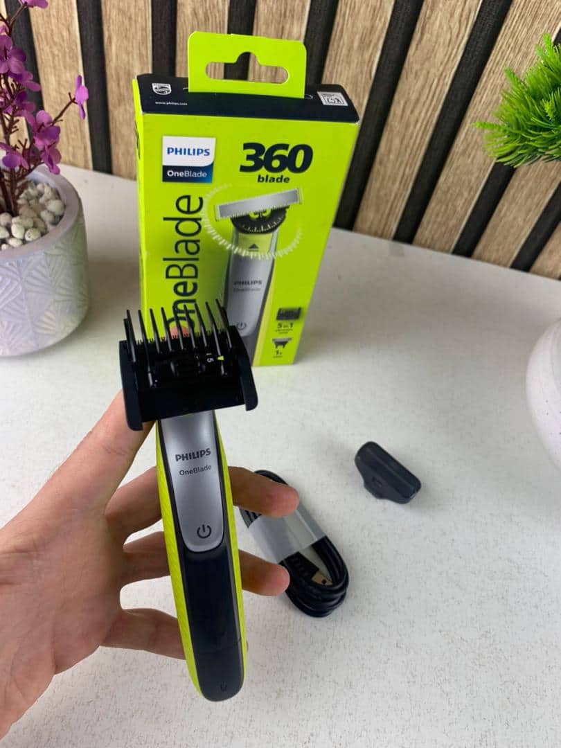 Philips OneBlade QP2734/23 Tondeuse Rechargeable Original – ماكينة حلاقة أصلية للرجال - Soins et Beauté - صورة 8