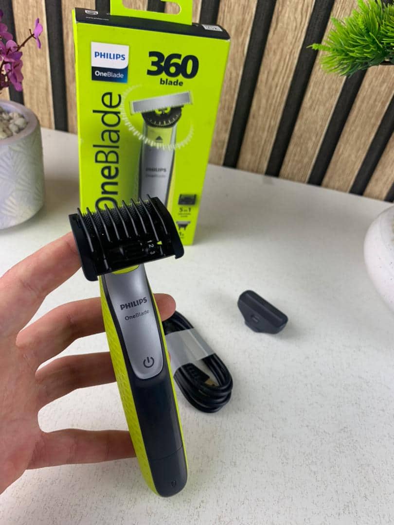 Philips OneBlade QP2734/23 Tondeuse Rechargeable Original – ماكينة حلاقة أصلية للرجال - Soins et Beauté - صورة 9