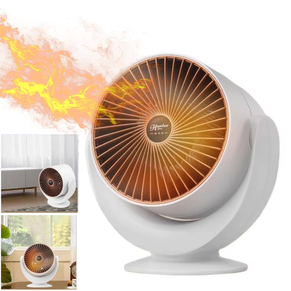 Chauffage Soufflant electrique puissant de 380W – مدفأة كهربائية قوية بقدرة 380 واط، بتصميم أنيق وكفاءة عالية