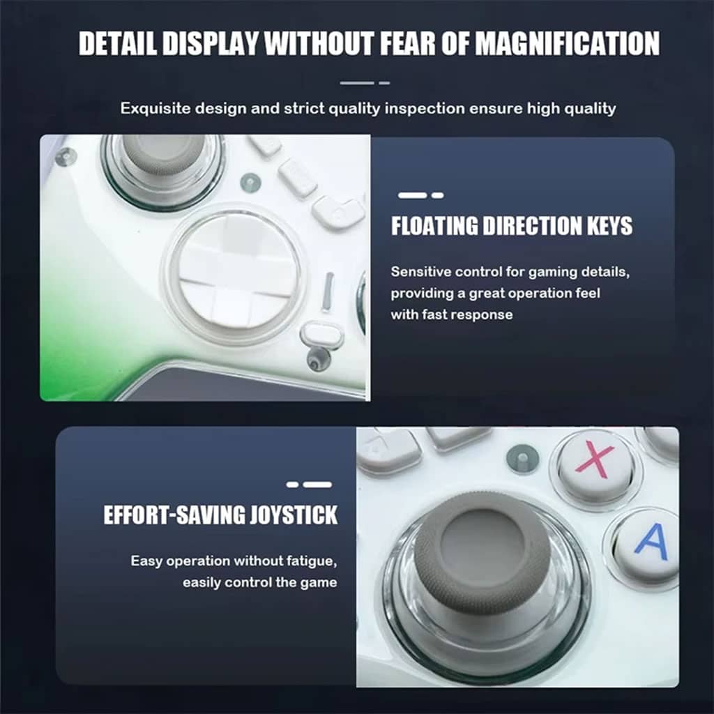 Manette de Jeu Sans Fil X6 Compatible P4,P3, Android, iOS, PC, Switch, TV Box – يد تحكم لاسلكية - Jouet & Gaming - صورة 6