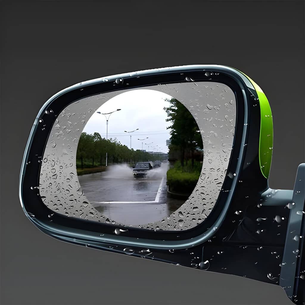 Film de Rétroviseur étanche Anti-Buée pour Voitures 2Pcs – ملصقات مرآة جانبية للسيارة - Accessoires Auto/Moto - صورة 6