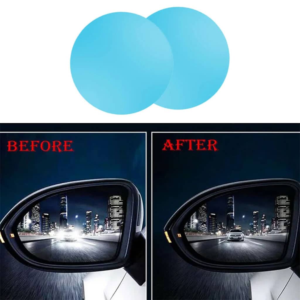 Film de Rétroviseur étanche Anti-Buée pour Voitures 2Pcs – ملصقات مرآة جانبية للسيارة - Accessoires Auto/Moto - صورة 7