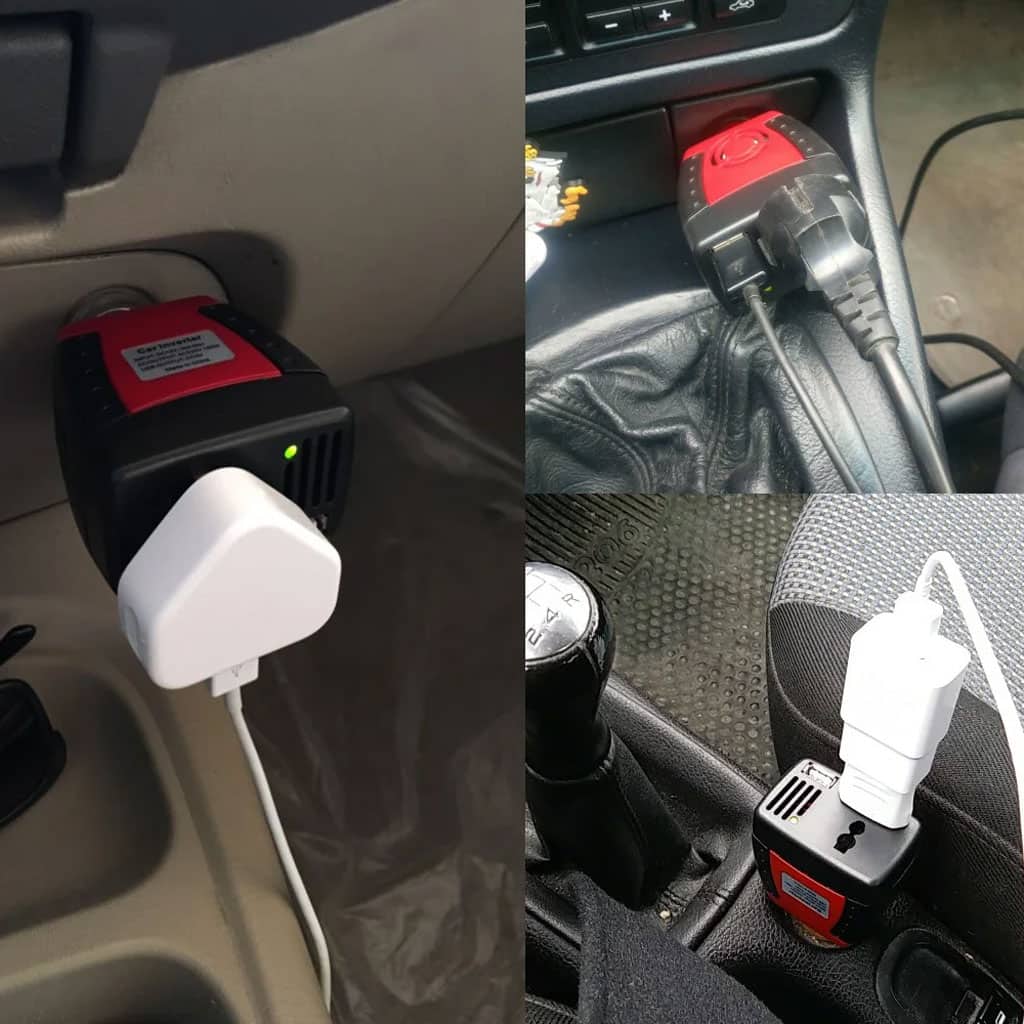 Convertisseur de tension automatique pour voitures 100W DC 12V à AC 220V – محول تيار الكهربائي - Accessoires Auto/Moto - صورة 4