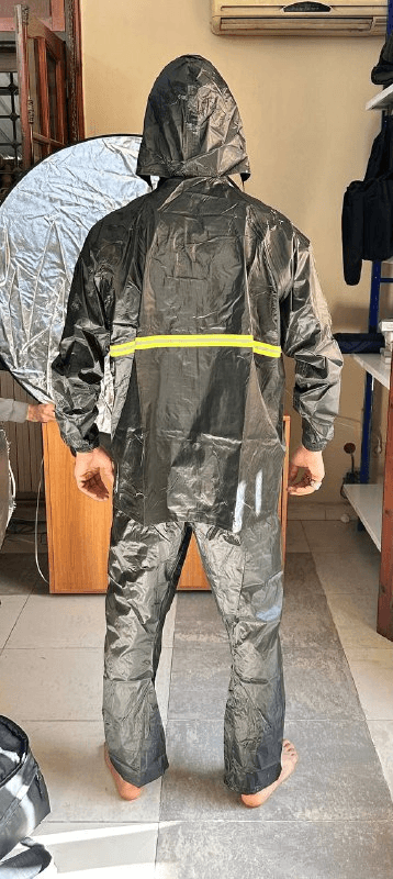 Pack Tenue De Pluie Imperméable Veste Et Pantalon avec Cagoule - Accessoires Auto/Moto - صورة 8