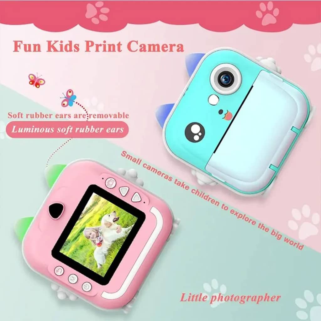 Appareil Photo Numérique HD pour Enfants avec Imprimante Thermique – كاميرة أطفال وصابعة صور فورية - Jouet & Gaming - صورة 4