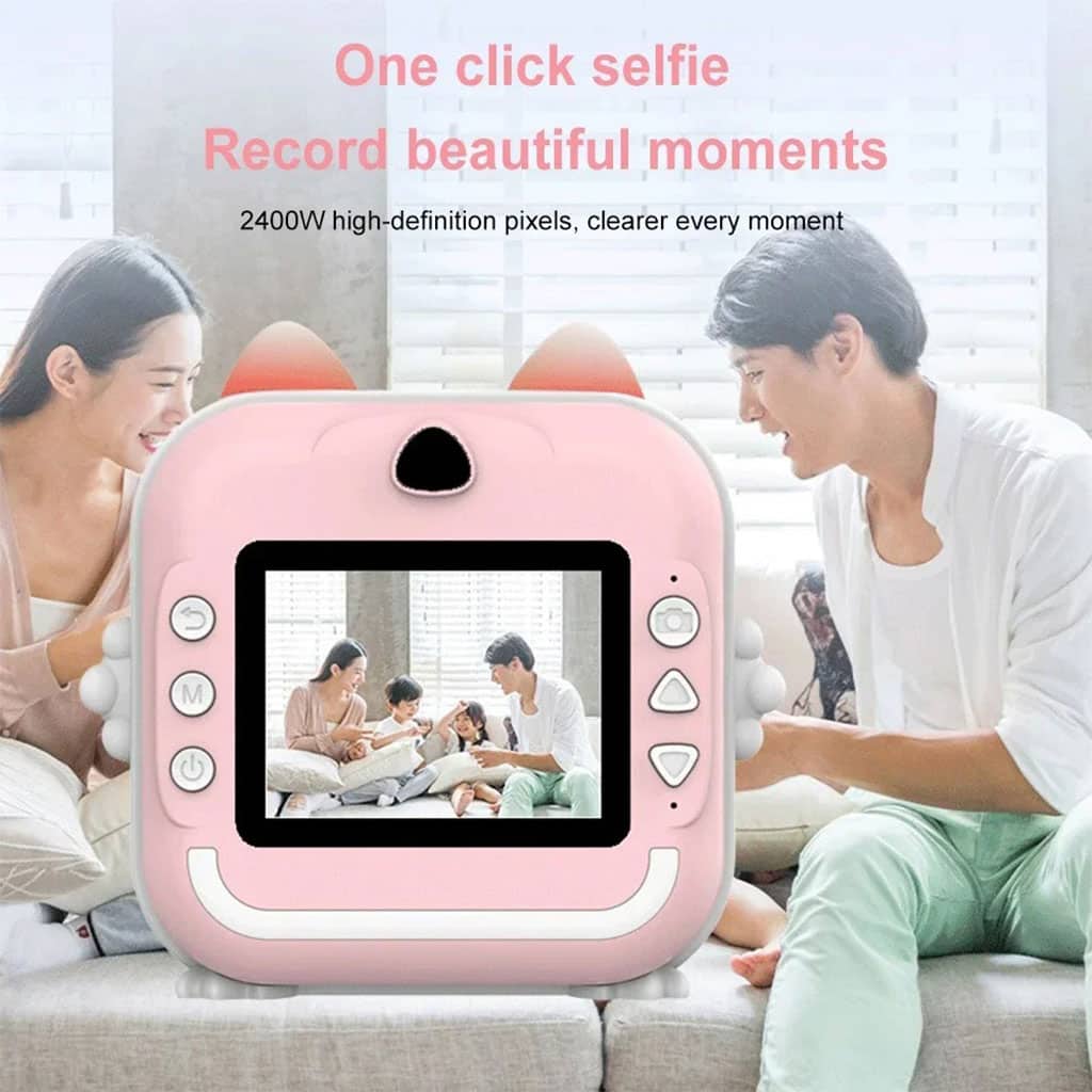 Appareil Photo Numérique HD pour Enfants avec Imprimante Thermique – كاميرة أطفال وصابعة صور فورية - Jouet & Gaming - صورة 6