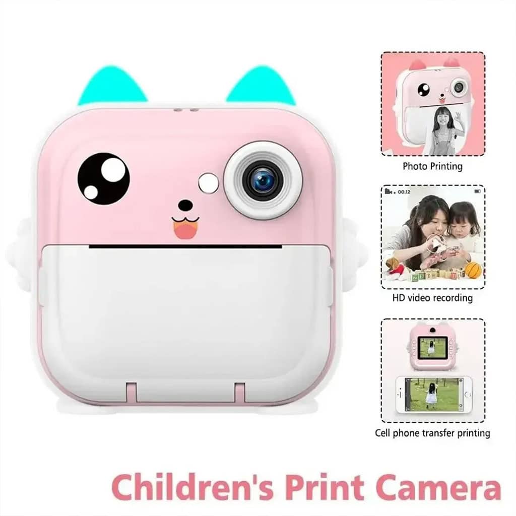 Appareil Photo Numérique HD pour Enfants avec Imprimante Thermique – كاميرة أطفال وصابعة صور فورية - Jouet & Gaming - صورة 7
