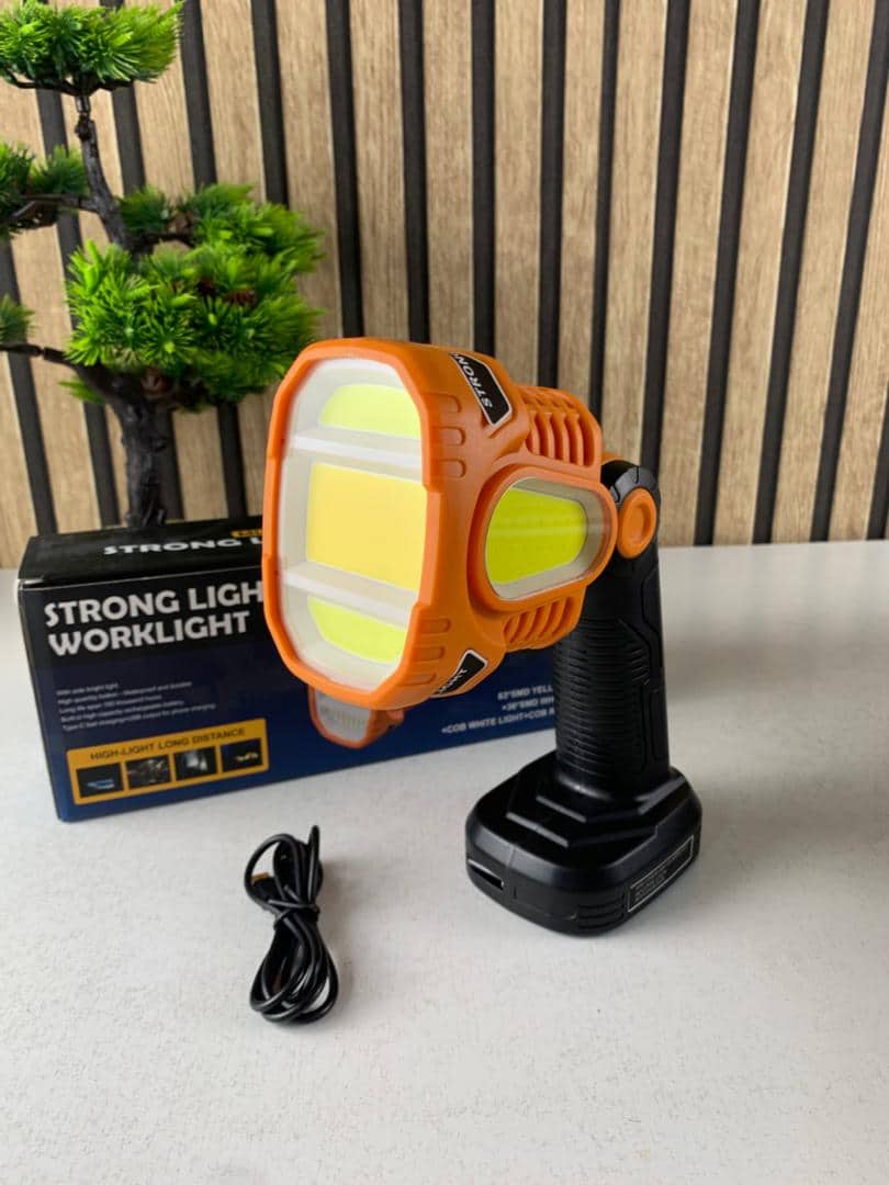 Lampe torche LED Rechargeable USB avec COB Lumière d’urgence – مصباح عالي السطوع - Camping et Randonnée - صورة 8
