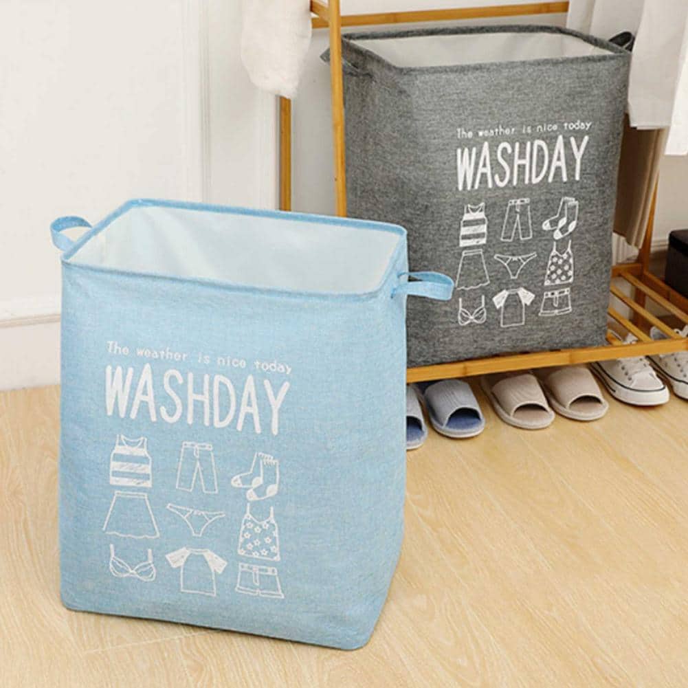 Panier à linge de grande capacité pliable pour vêtements couette, vêtements sales pour salle de bain moderne - Maison - صورة 8