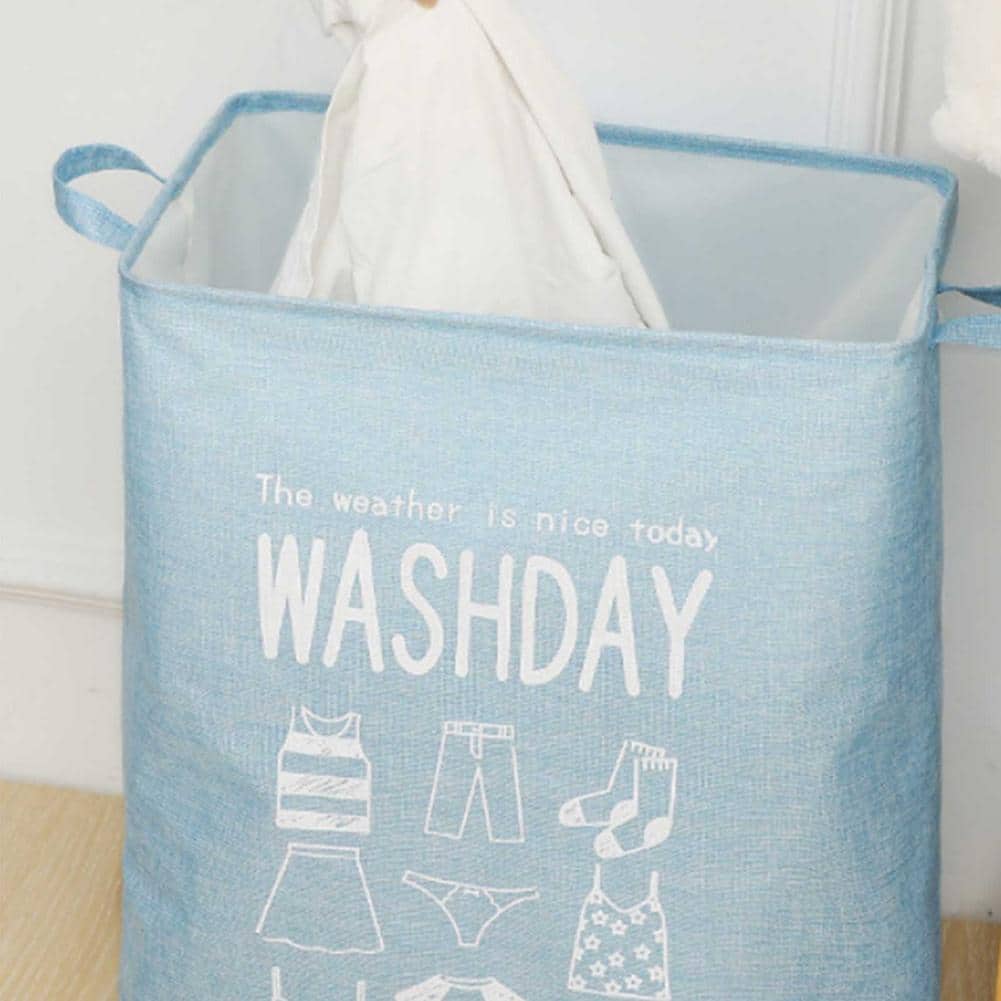 Panier à linge de grande capacité pliable pour vêtements couette, vêtements sales pour salle de bain moderne - Maison - صورة 10
