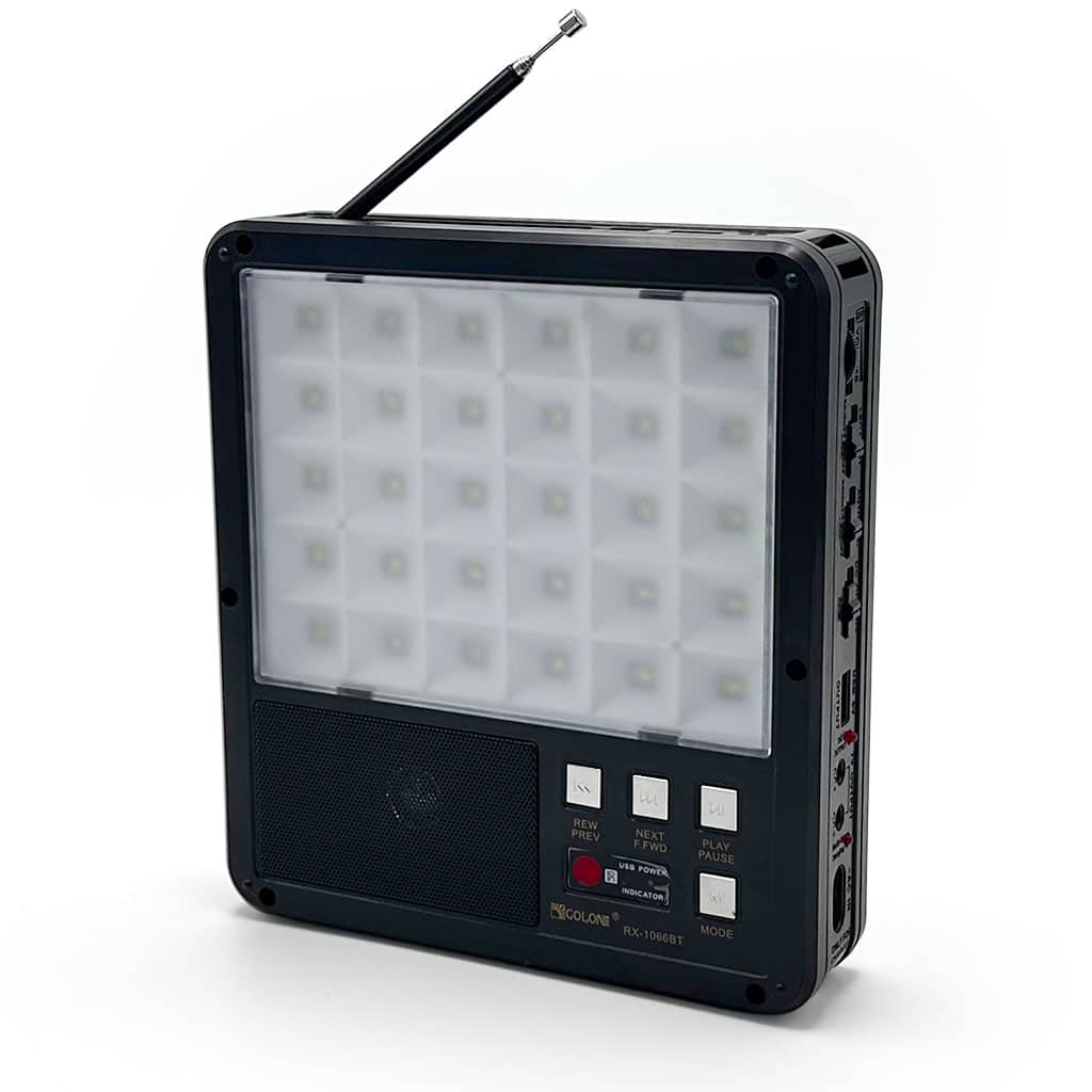 Kit d’Éclairage Solaire avec Haut Parleur Bluetooth RX-1066BT – طقم إنارة بالطاقة الشمسية - Camping et Randonnée - صورة 5