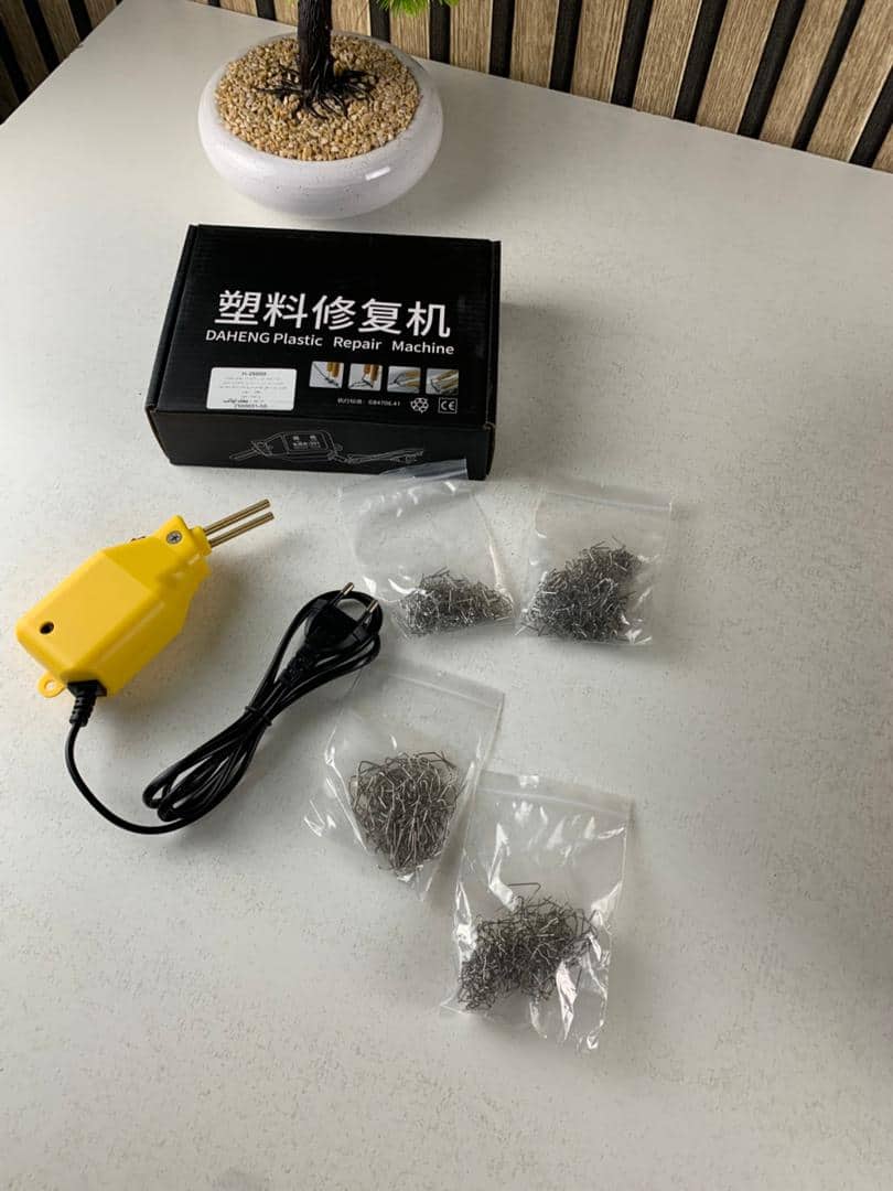 Mini Soudeuse de Plastique Parechoc 50W avec 200 agrafes inclus – جهاز تلحيم البلاستيك - Outillage et Bricolage - صورة 8
