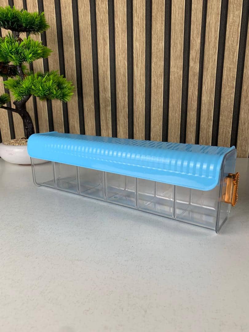 Boîte de rangement multifonctionnelle à plusieurs compartiments 1Pcs – علبة لتنظيم الأغراض متعددة الإستعمالات - Cuisine - صورة 8