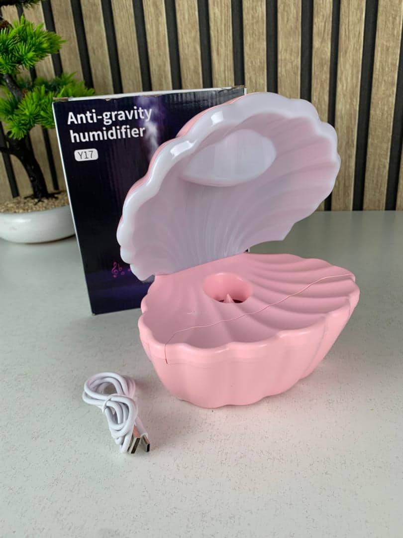 Humidificateur d’air et Haut Parleur BT avec lumière d’ambiance antigravité 550ml – مكبر صوت ومعطر جو على شكل محار البحر - Électronique - صورة 9