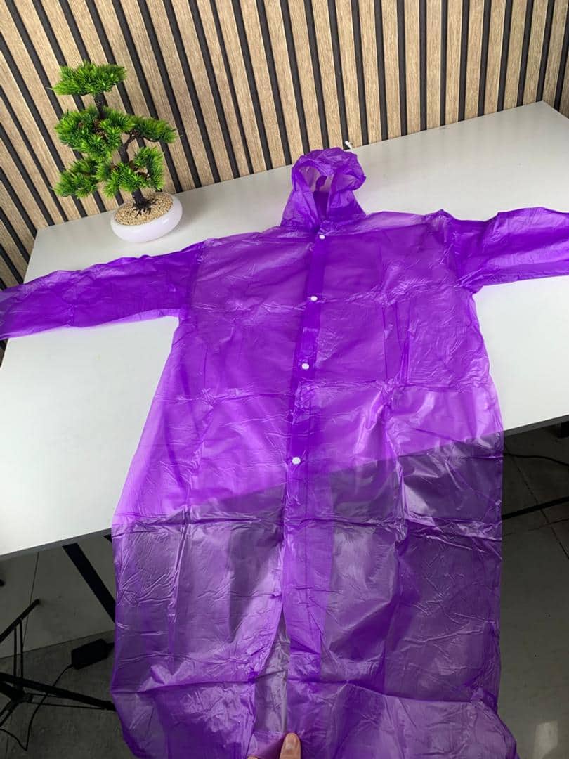 Eva Manteau imperméable à capuche – Mauve – معطف بغطاء رأس مقاوم للماء - Divers - صورة 2