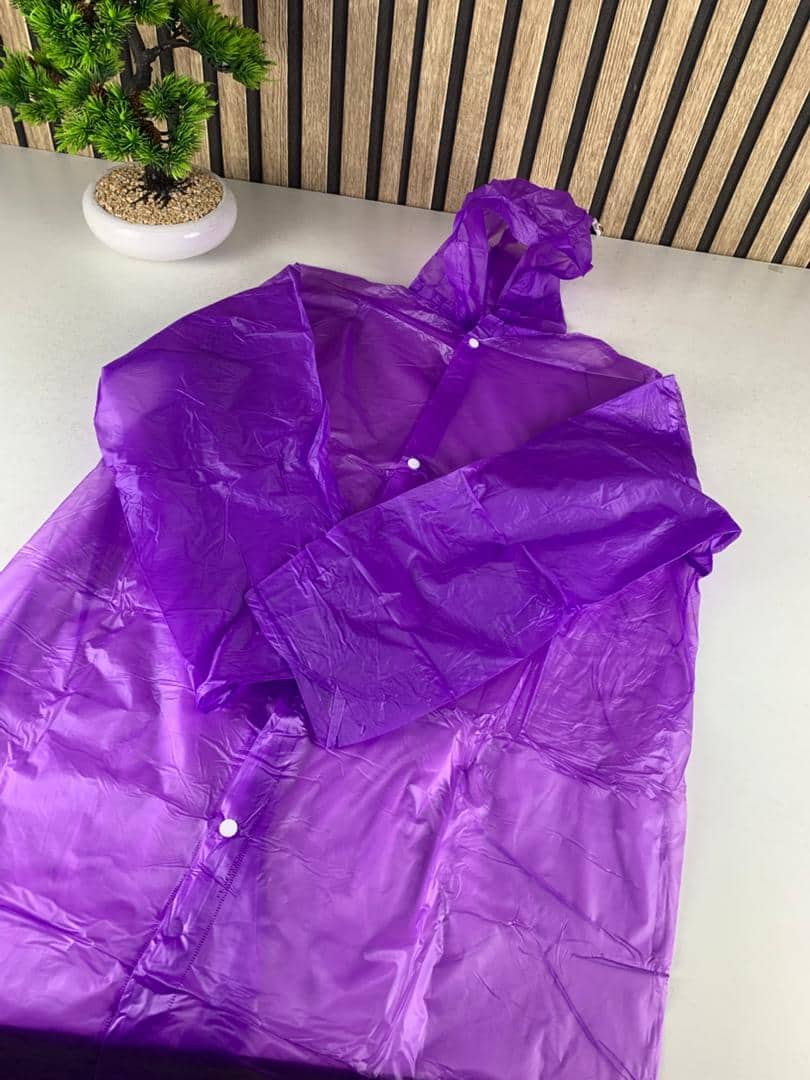 Eva Manteau imperméable à capuche – Mauve – معطف بغطاء رأس مقاوم للماء - Divers - صورة 3