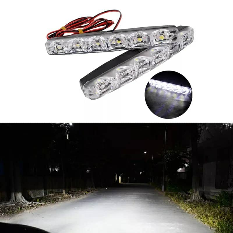 Feux de jour anti-brouillard Standard pour voiture 2 pcs ,10 led - Accessoires Auto/Moto - صورة 5