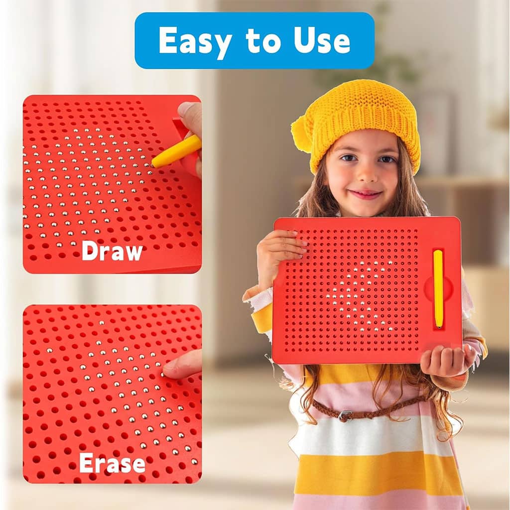 Planche à Dessin Magnétique avec Stylo pour Enfants – لوحة رسم مغناطسية للأطفال - Jouet & Gaming - صورة 5