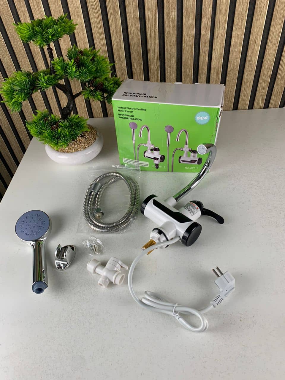 Robinet chauffant électrique avec douchette pour salle de bain – سخان مياه سريع للحمام - Maison - صورة 8