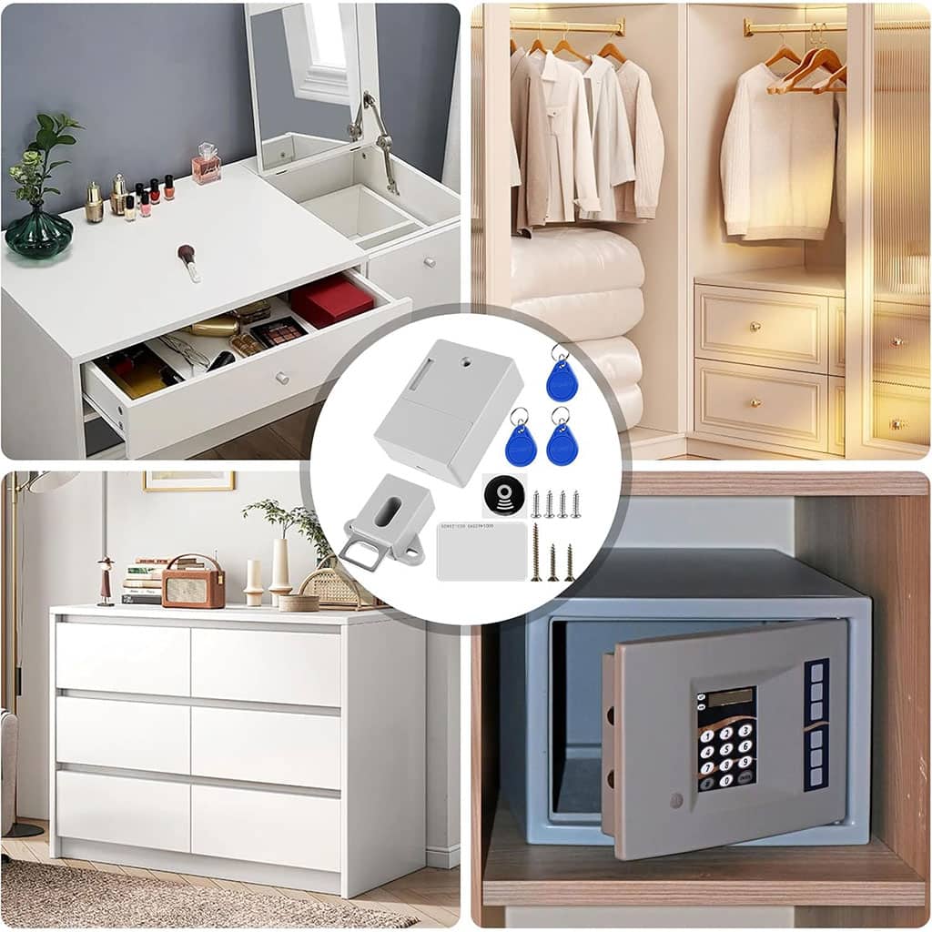 Serrure électronique d’armoire avec carte de déverrouillage – قفل درج ذكي مع بطاقة فتح - Électronique - صورة 4