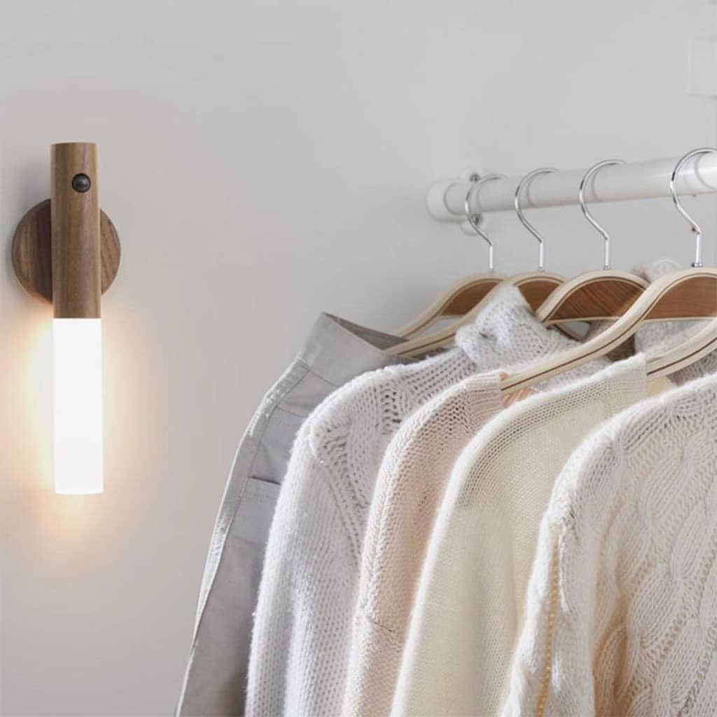 Lampe Murale Sans Fil Rechargeable  Magnétique avec Détecteur de Mouvement