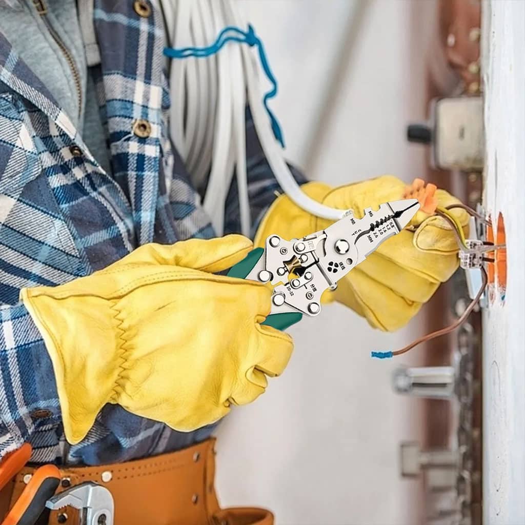 Pince à dénuder multifonction avec testeur de tension – أداة تجريد الأسلاك متعددة الوظائف - Outillage et Bricolage - صورة 2