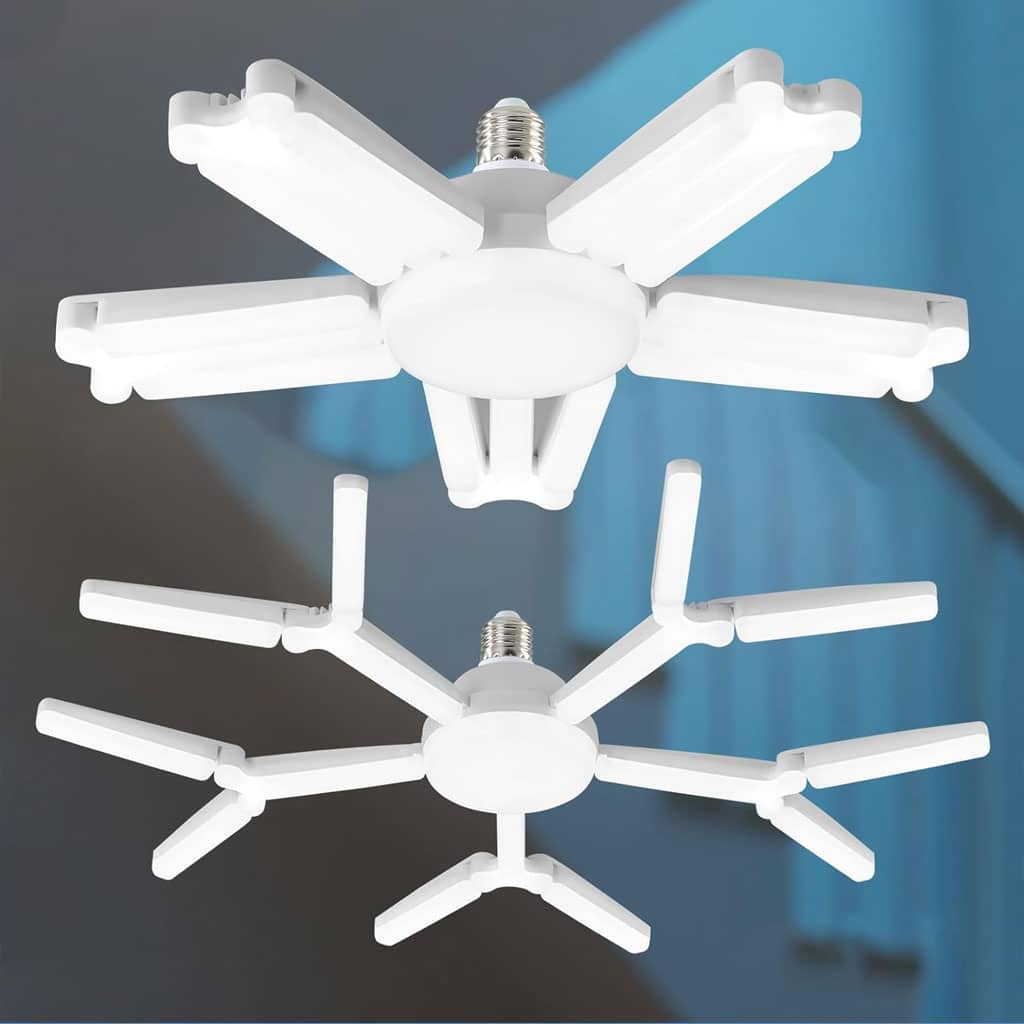 Lampe LED à visser déformable ultra lumineuse 6500K - Électronique - صورة 2