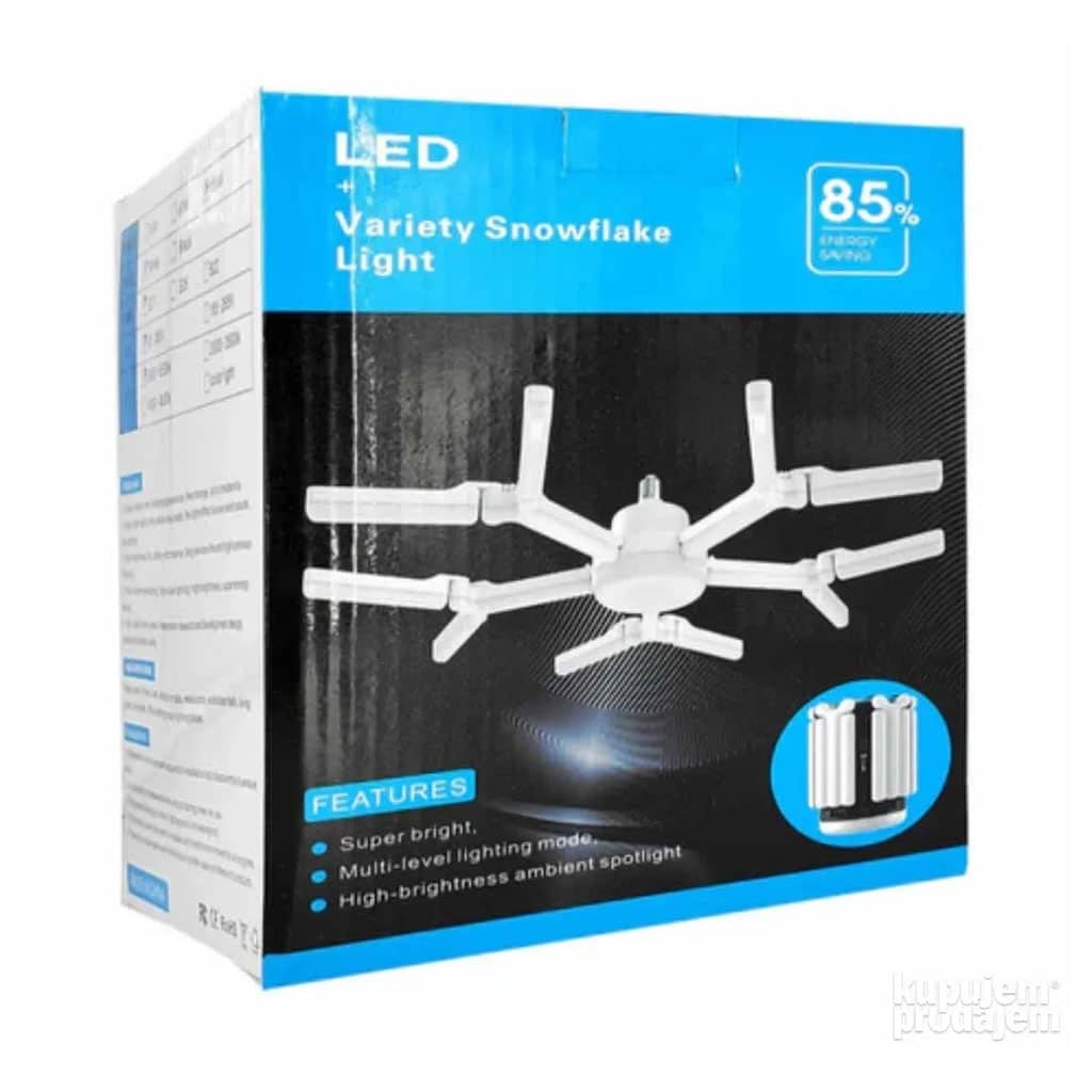 Lampe LED à visser déformable ultra lumineuse 6500K - Électronique - صورة 8