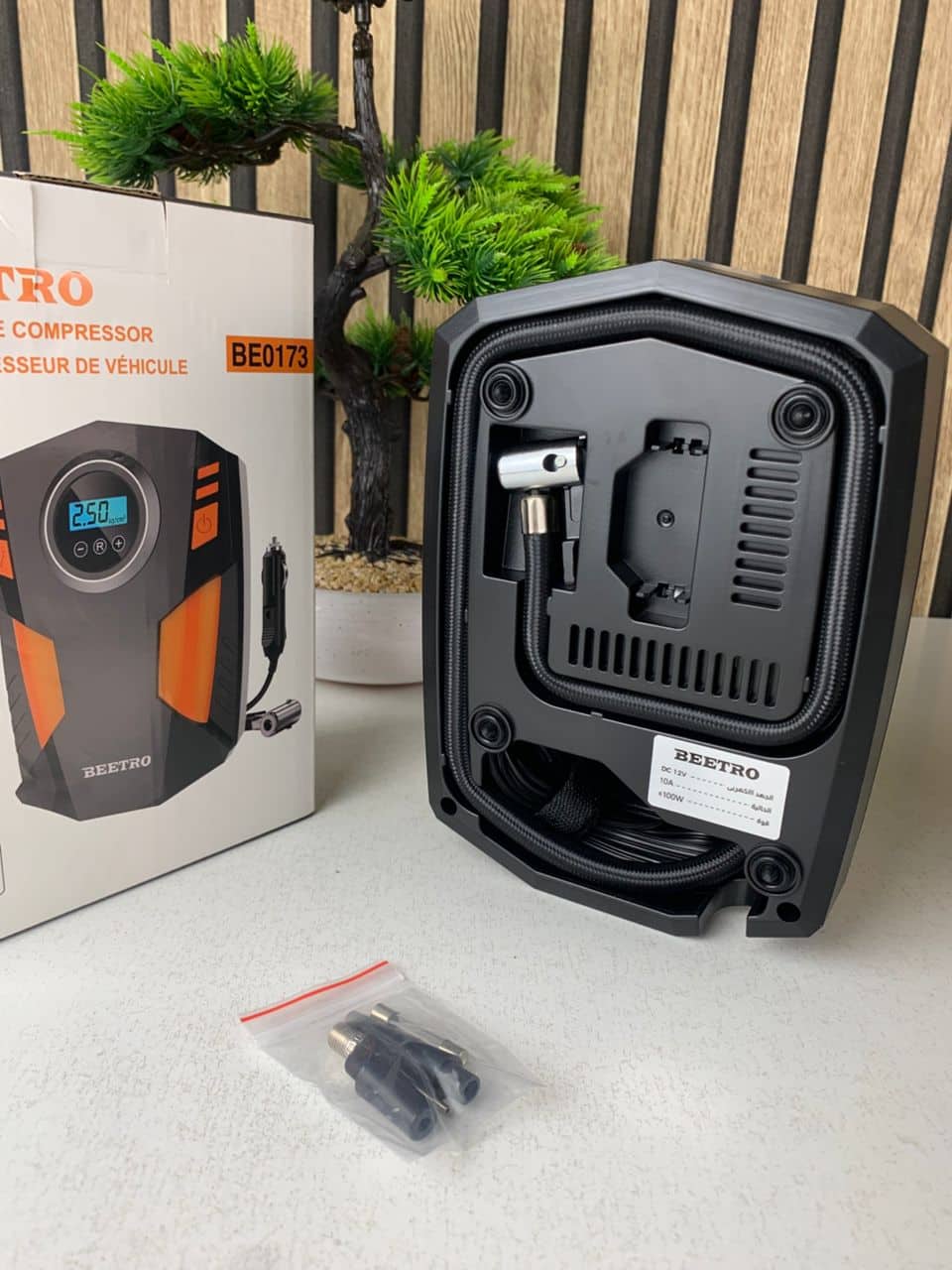 Compresseur d’Air Numérique pour Voiture et Moto 150Psi BE0173 – جهاز ضغط العجلات محمول - Accessoires Auto/Moto - صورة 9