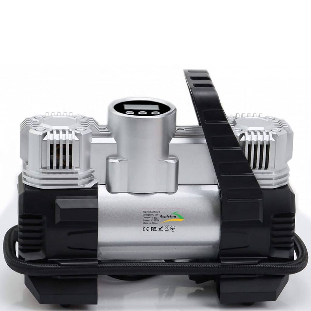 Compresseur de voiture à double piston écran LCD 180W 150psi BE0171 – جهاز ضغط العجلات للسياراة - Accessoires Auto/Moto - صورة 5