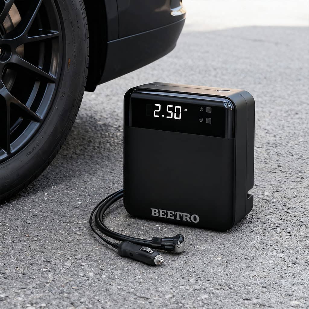 Compresseur de voiture écran LCD 100W 150psi BE0174 – جهاز ضغط العجلات للسياراة - Accessoires Auto/Moto - صورة 4