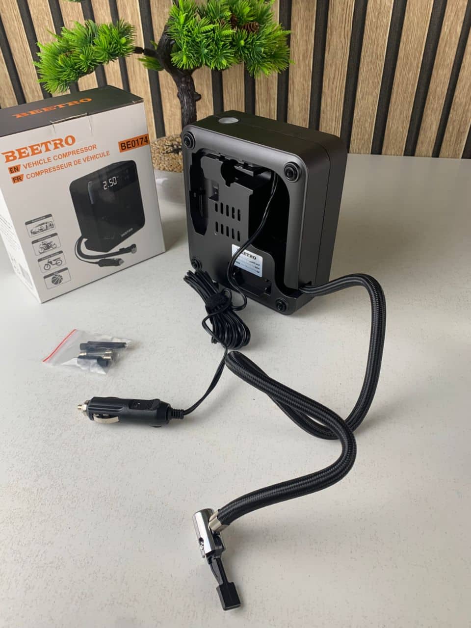 Compresseur de voiture écran LCD 100W 150psi BE0174 – جهاز ضغط العجلات للسياراة - Accessoires Auto/Moto - صورة 9