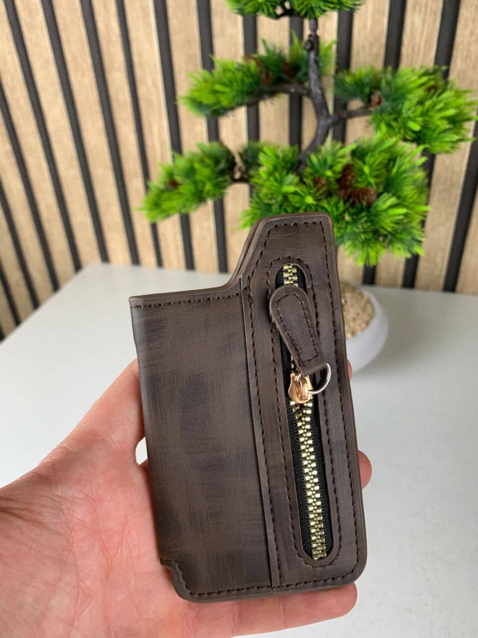 Étui portefeuille zippé pour téléphone avec emplacement de cartes – محفظة نقود وبطاقات - Accessoires - صورة 13