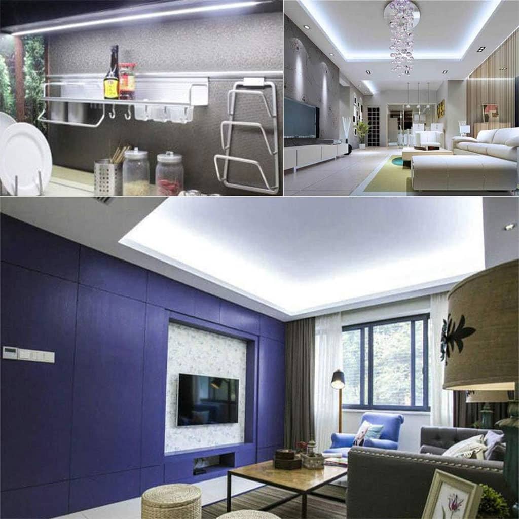 Bande LED lumineuse à détecteur de mouvement pour lit 4000K lumière blanc App Control - Électronique - صورة 4