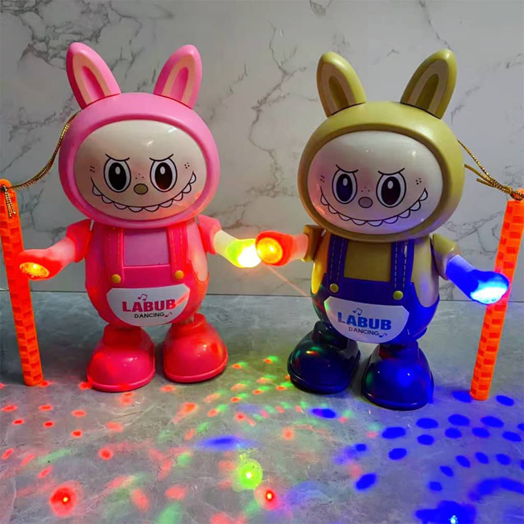 Labubu jouet dansant et chantant avec projecteur sonore et lumineux - Jouet & Gaming - صورة 4