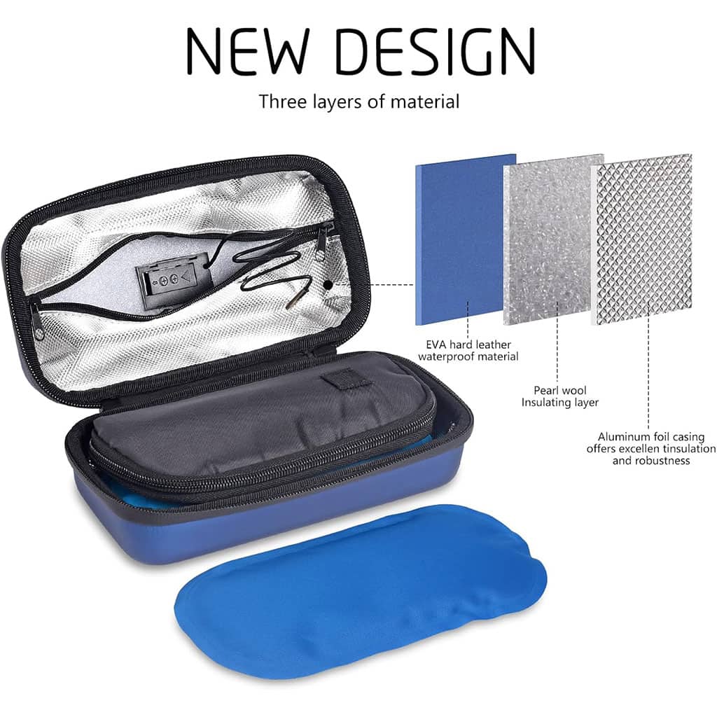 Trousse isotherme pour insuline avec écran afficheur de température - Divers - صورة 5