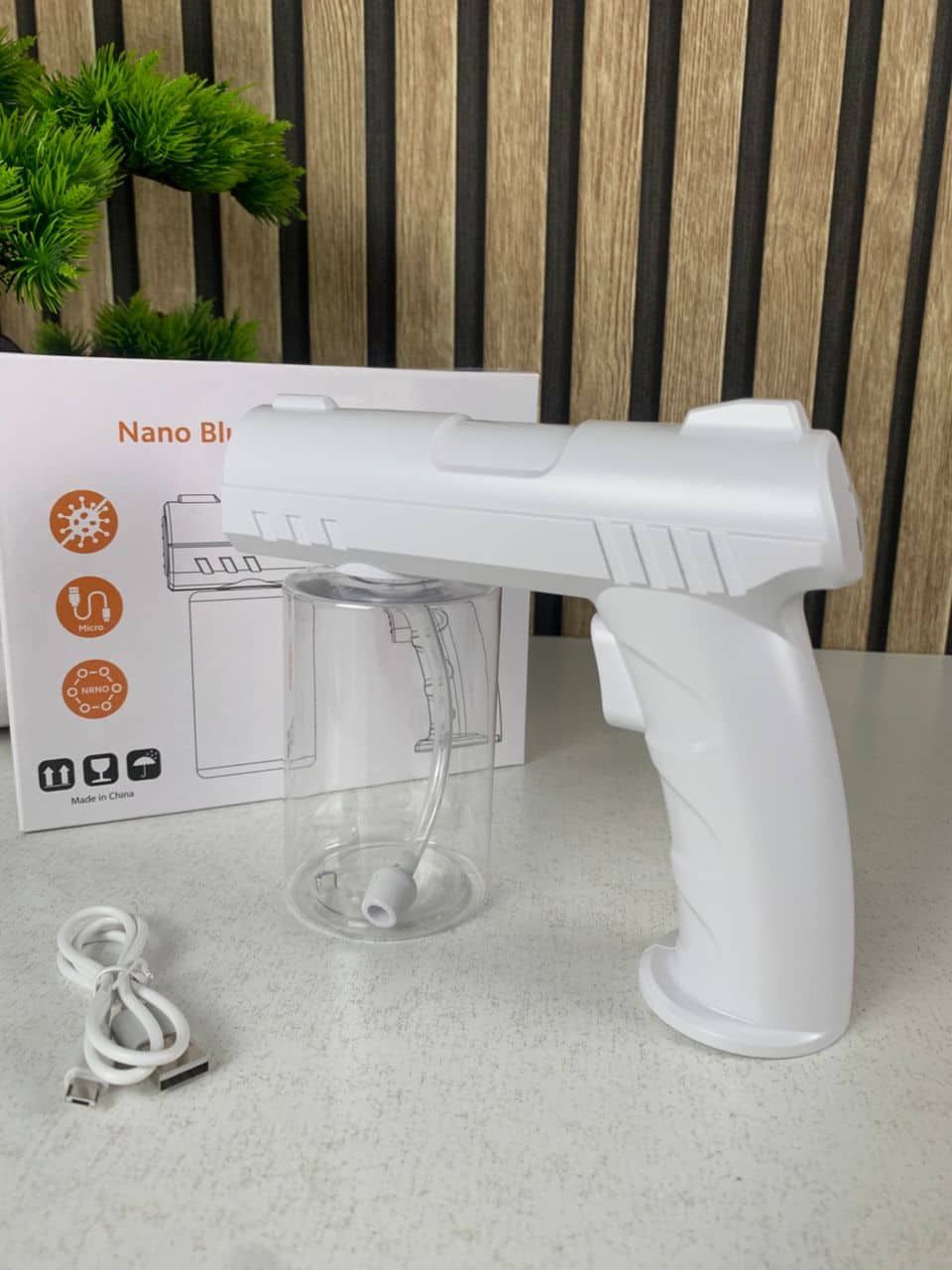 Pistolet pulvérisateur de désinfection sans fil 280 ml rechargeable par USB – جهاز تنظيف وتعقيم - Maison - صورة 10