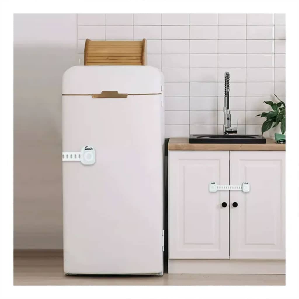 Pack de 3 verrous de sécurité enfant pour électroménager et tiroirs – طقم قفل حماية للأطفال - Cuisine - صورة 3