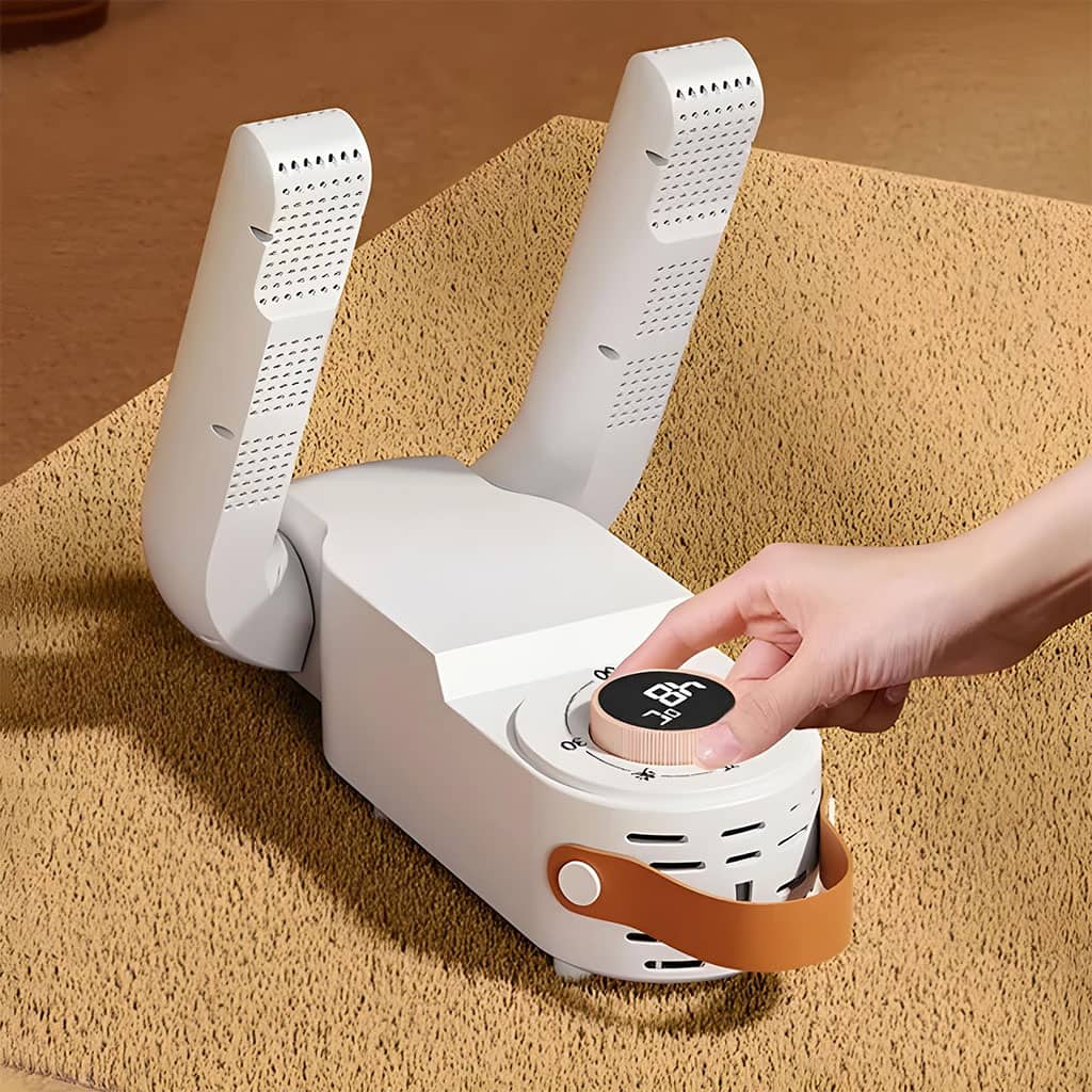 Sèche-chaussures électrique avec minuterie et grille de séchage réglable V2 – مجفف أحذية محمول - Maison - صورة 2