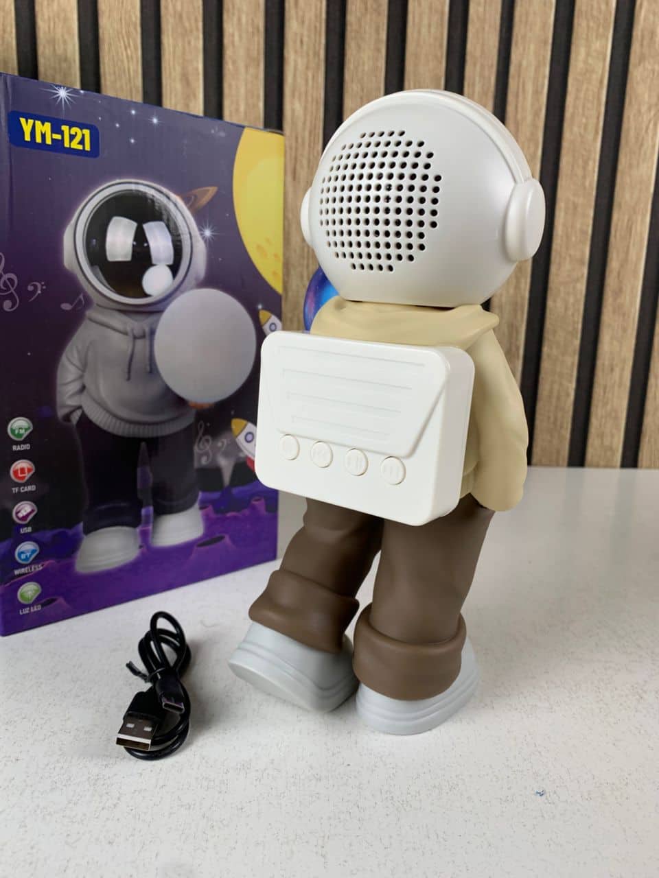 Enceinte bluetooth et lampe astronaute idéale pour la décoration de chambre YM-121 – مصباح ومكبر صوت بلوتوث - Électronique - صورة 8